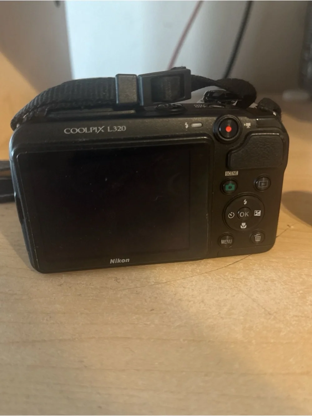 Nikon Black 26x Optical Zoom Bridge Camera with Strap